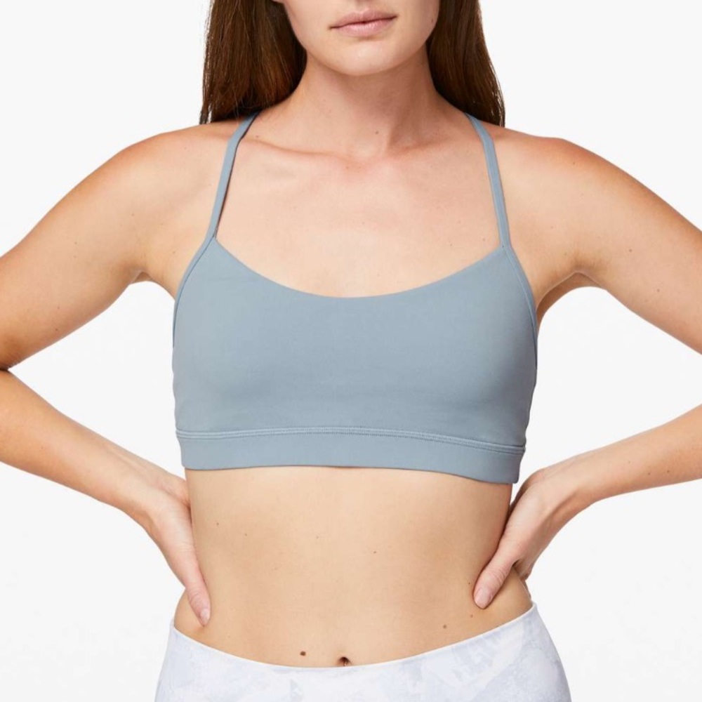 Lululemon Flow Y Bra *Nulu Chambray size 4